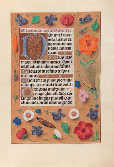 ساعات الملكة إيزابيلا الكاثوليكية ، ملكة إسبانيا: Fol.44r، c. 1500. بواسطة سيد كتاب الصلاة الأول لماكسيميليان