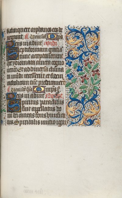 كتاب ساعات استخدام روان: fol. 101 و ، ج. 1470. بواسطة سيد لاتيني جنيف