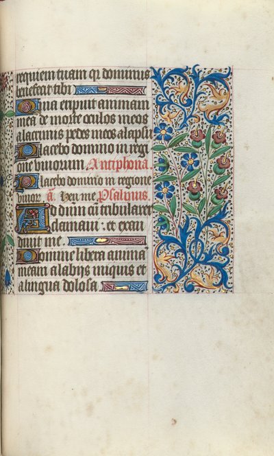 كتاب ساعات استخدام روان: fol. 104 و ، ج. 1470. بواسطة سيد لاتيني جنيف