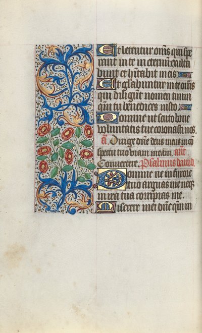 كتاب ساعات استخدام روان: fol. 111 ج ، ج. 1470. بواسطة سيد لاتيني جنيف