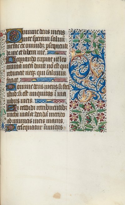كتاب ساعات استخدام روان: fol. 113 و ، ج. 1470. بواسطة سيد لاتيني جنيف