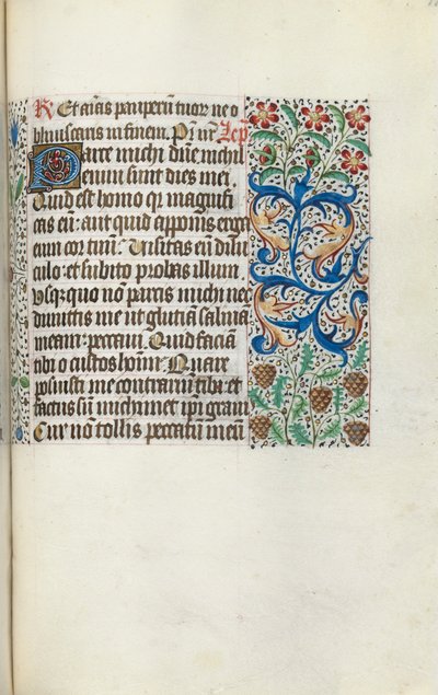 كتاب ساعات استخدام روان: fol. 115 و ، ج. 1470. بواسطة سيد لاتيني جنيف
