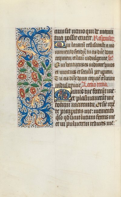 كتاب ساعات استخدام روان: fol. 116 فولت ، ج. 1470. بواسطة سيد لاتيني جنيف