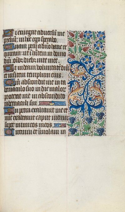 كتاب ساعات استخدام روان: fol. 121 و ، ج. 1470. بواسطة سيد لاتيني جنيف
