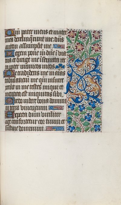 كتاب ساعات استخدام روان: fol. 122 و ، ج. 1470. بواسطة سيد لاتيني جنيف