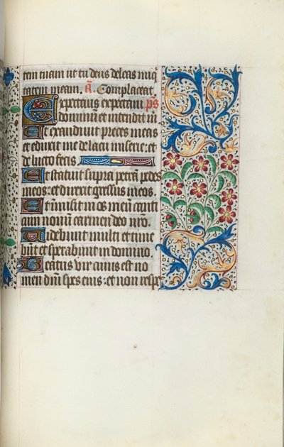 كتاب ساعات استخدام روان: fol. 125 و ، ج. 1470. بواسطة سيد لاتيني جنيف