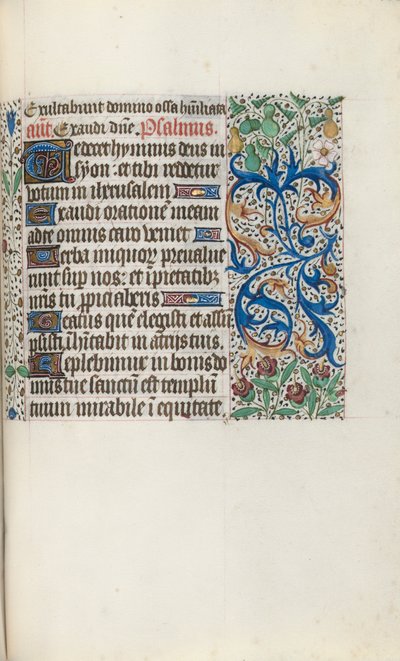 كتاب ساعات استخدام روان: fol. 136 و ، ج. 1470. بواسطة سيد لاتيني جنيف
