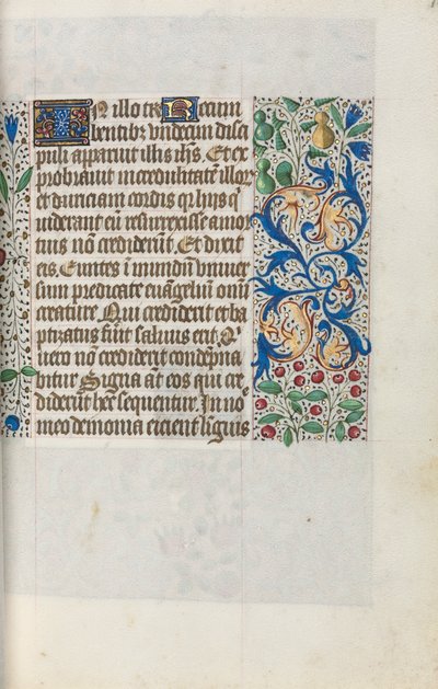 كتاب ساعات استخدام روان: fol. 18 و ، ج. 1470. بواسطة سيد لاتيني جنيف