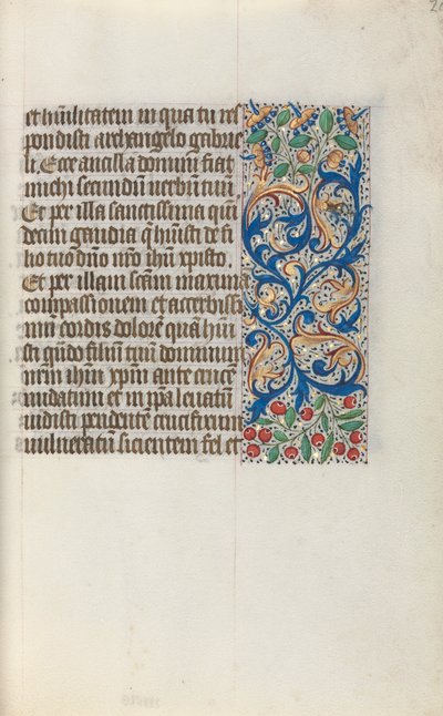 كتاب ساعات استخدام روان: fol. 20 و ، ج. 1470. بواسطة سيد لاتيني جنيف