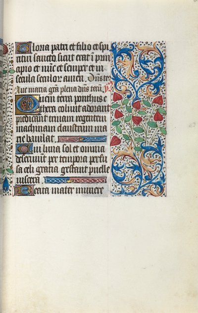 كتاب ساعات استخدام روان: fol. 30 و ، ج. 1470. بواسطة سيد لاتيني جنيف