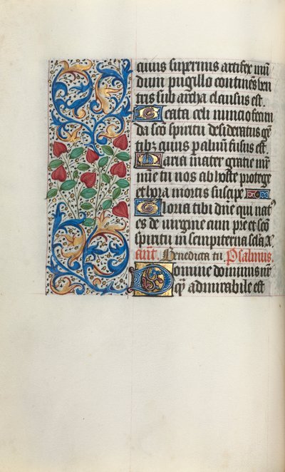 كتاب ساعات استخدام روان: fol. 30 فولت ، ج. 1470. بواسطة سيد لاتيني جنيف