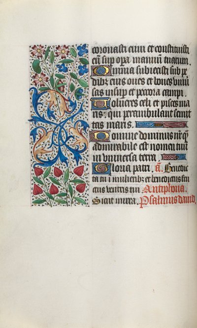 كتاب ساعات استخدام روان: fol. 31 فولت ، ج. 1470. بواسطة سيد لاتيني جنيف