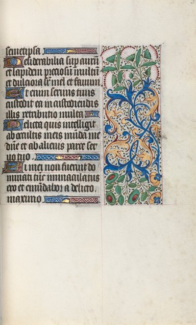 كتاب ساعات استخدام روان: fol. 33 و ، ج. 1470. بواسطة سيد لاتيني جنيف