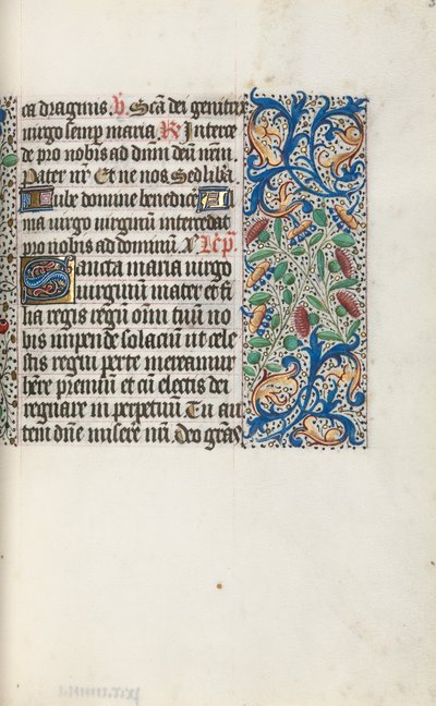كتاب ساعات استخدام روان: fol. 35 و ، ج. 1470. بواسطة سيد لاتيني جنيف