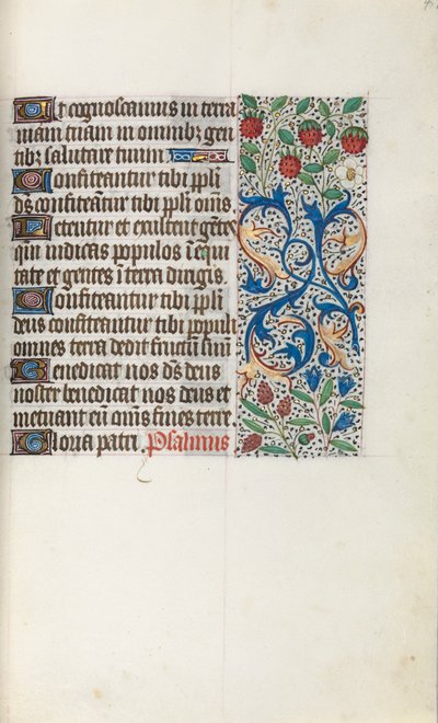 كتاب ساعات استخدام روان: fol. 41 و ، ج. 1470. بواسطة سيد لاتيني جنيف