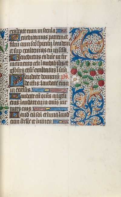 كتاب ساعات استخدام روان: fol. 44 و ، ج. 1470. بواسطة سيد لاتيني جنيف