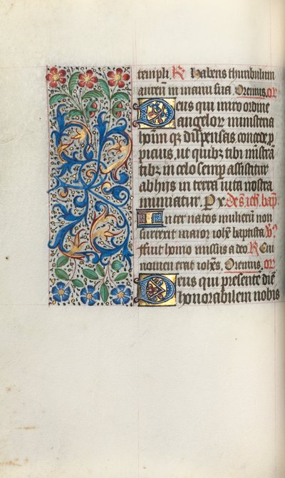 كتاب ساعات استخدام روان: fol. 50 فولت ، ج. 1470. بواسطة سيد لاتيني جنيف