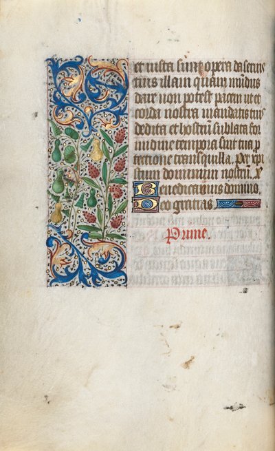 كتاب ساعات استخدام روان: fol. 55 فولت ، ج. 1470. بواسطة سيد لاتيني جنيف