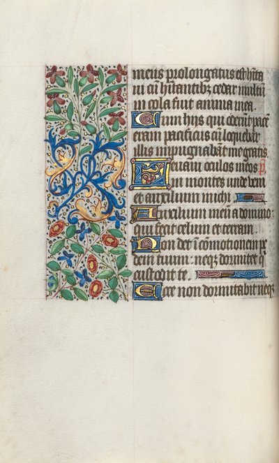 كتاب ساعات استخدام روان: fol. 61 فولت ، ج. 1470. بواسطة سيد لاتيني جنيف