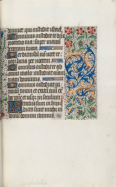 كتاب ساعات استخدام روان: fol. 62 و ، ج. 1470. بواسطة سيد لاتيني جنيف