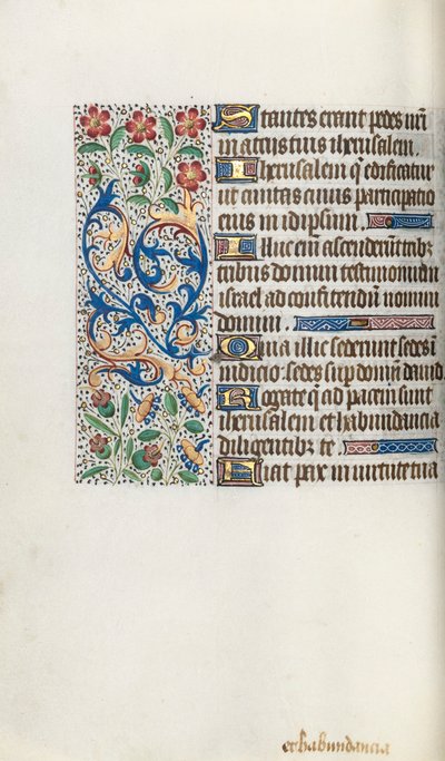 كتاب ساعات استخدام روان: fol. 62 فولت ، ج. 1470. بواسطة سيد لاتيني جنيف
