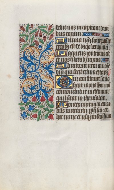 كتاب ساعات استخدام روان: fol. 65 فولت ، ج. 1470. بواسطة سيد لاتيني جنيف