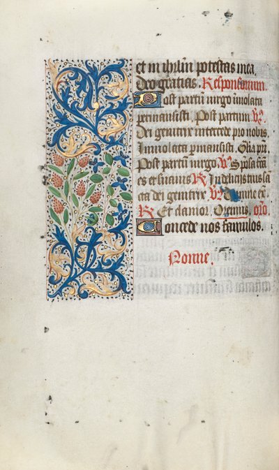 كتاب ساعات استخدام روان: fol. 66 فولت ، ج. 1470. بواسطة سيد لاتيني جنيف