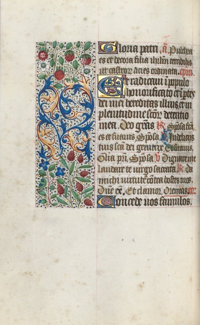 كتاب ساعات استخدام روان: fol. 69 فولت ، ج. 1470. بواسطة سيد لاتيني جنيف
