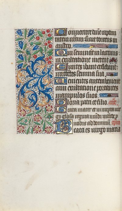 كتاب ساعات استخدام روان: fol. 72 فولت ، ج. 1470. بواسطة سيد لاتيني جنيف