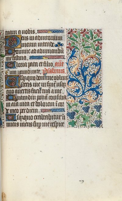 كتاب ساعات استخدام روان: fol. 75 و ، ج. 1470. بواسطة سيد لاتيني جنيف
