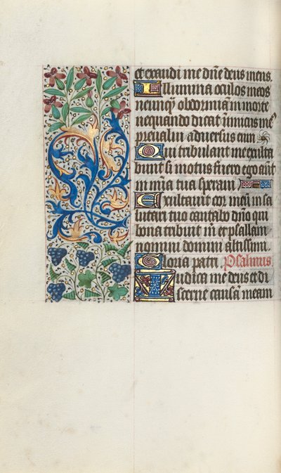 كتاب ساعات استخدام روان: fol. 75 فولت ، ج. 1470. بواسطة سيد لاتيني جنيف