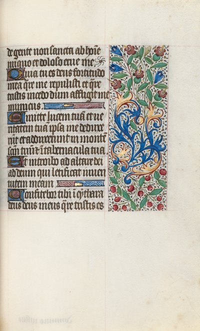 كتاب ساعات استخدام روان: fol. 76 و ، ج. 1470. بواسطة سيد لاتيني جنيف