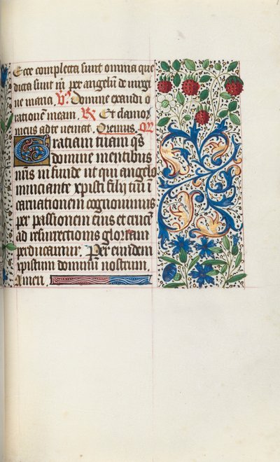 كتاب ساعات استخدام روان: fol. 79 و ، ج. 1470. بواسطة سيد لاتيني جنيف