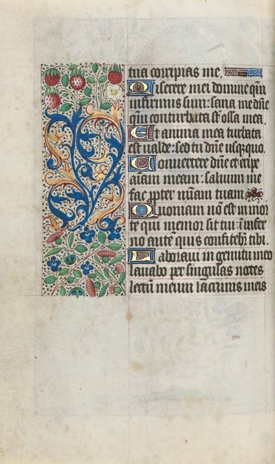 كتاب ساعات استخدام روان: fol. 80 فولت ، ج. 1470. بواسطة سيد لاتيني جنيف