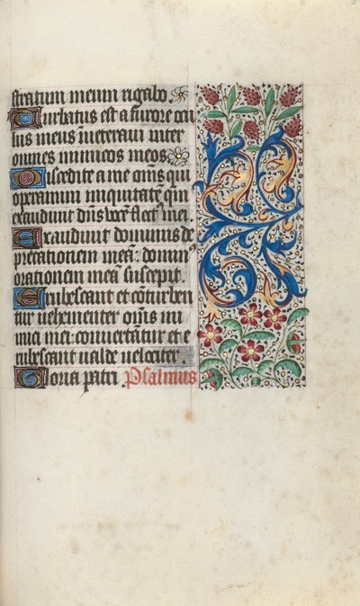 كتاب ساعات استخدام روان: fol. 81 و ، ج. 1470. بواسطة سيد لاتيني جنيف