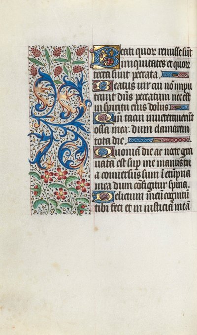 كتاب ساعات استخدام روان: fol. 81 ج ، ج. 1470. بواسطة سيد لاتيني جنيف