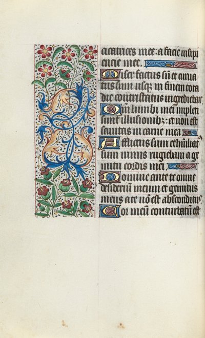كتاب ساعات استخدام روان: fol. 83 فولت ، ج. 1470. بواسطة سيد لاتيني جنيف