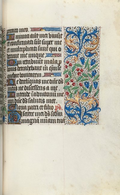 كتاب ساعات استخدام روان: fol. 85 و ، ج. 1470. بواسطة سيد لاتيني جنيف