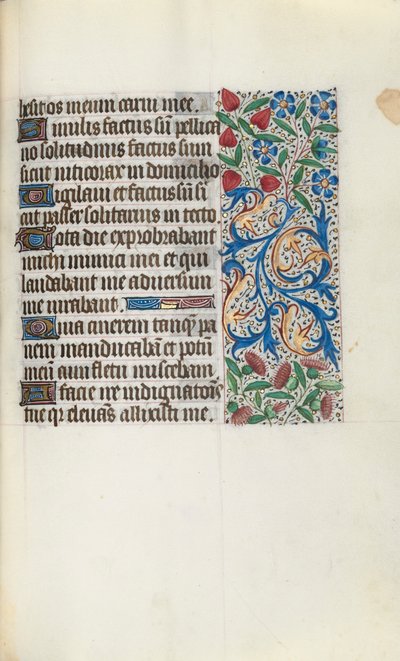 كتاب ساعات استخدام روان: fol. 88 و ، ج. 1470. بواسطة سيد لاتيني جنيف