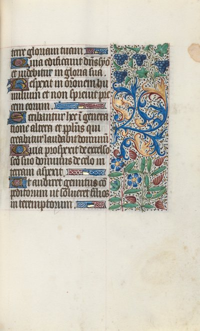 كتاب ساعات استخدام روان: fol. 89 و ، ج. 1470. بواسطة سيد لاتيني جنيف