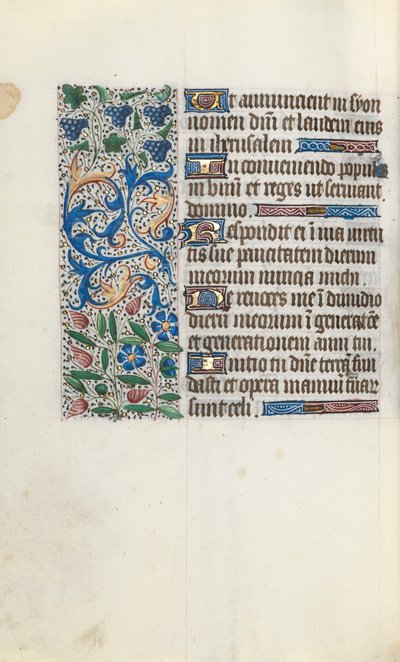 كتاب ساعات استخدام روان: fol. 89 فولت ، ج. 1470. بواسطة سيد لاتيني جنيف