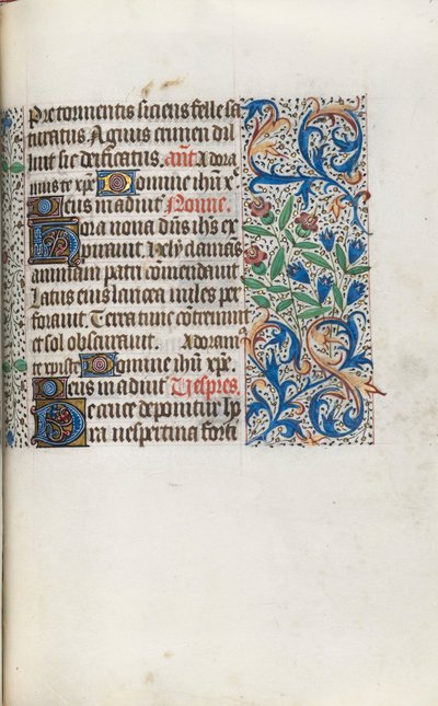 كتاب ساعات استخدام روان: fol. 98 و ، ج. 1470. بواسطة سيد لاتيني جنيف