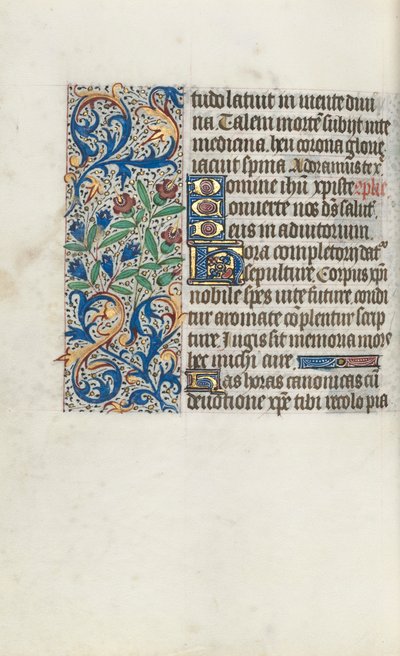 كتاب ساعات استخدام روان: fol. 98 فولت ، ج. 1470. بواسطة سيد لاتيني جنيف