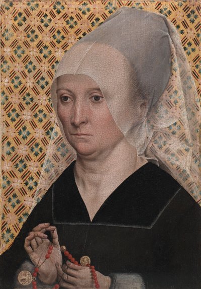صورة لامرأة ، ج. 1490-1495. بواسطة Master of the Holy Kinship