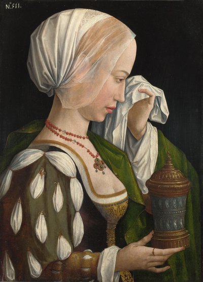 المجدلين يبكي ، ج. 1525 بواسطة سيد الأسطورة المجدلية ،
