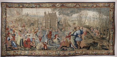 الشتاء ، من مواسم سلسلة Lucas ، c.1535 (صوف وحرير) بواسطة ماجستير في أشهر لوكاس ماجستير في أشهر لوكاس
