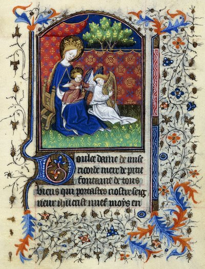 توج العذراء ، 1430-1440 بواسطة Master of the Munich Golden Legend