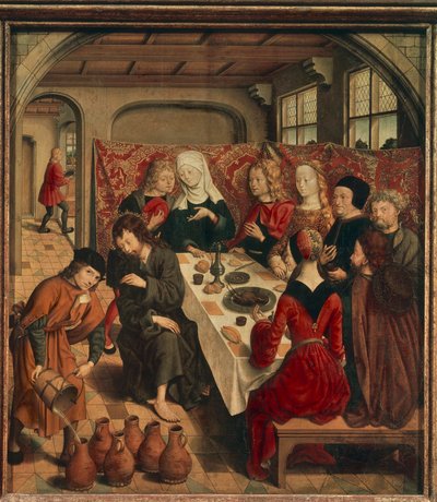 Wedding at Cana بواسطة سيد القديس بارثولوميو Altarpiece