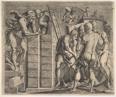 قدموس مؤسس طيبة ، كاليفورنيا. 1543-44. بواسطة سيد قصة قدموس