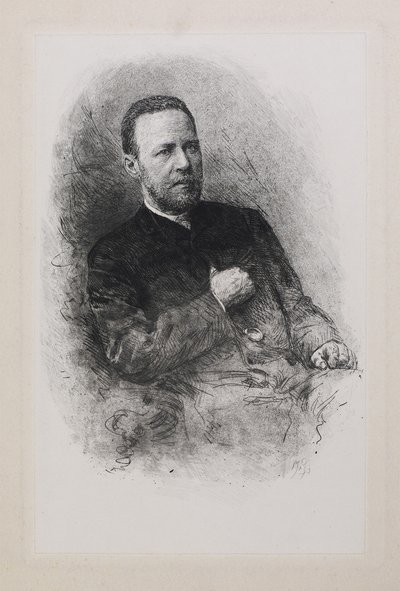 صورة للمؤرخ والصحفي سيرجي نيكولايفيتش شوبنسكي 1834-1913 ، 1900 بواسطة زميل